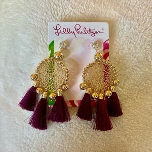 Lilly Pulitzer Sea Dreamer Earrings Amarena Cherry